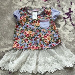 Bonnie Baby 24M Lace Shirt